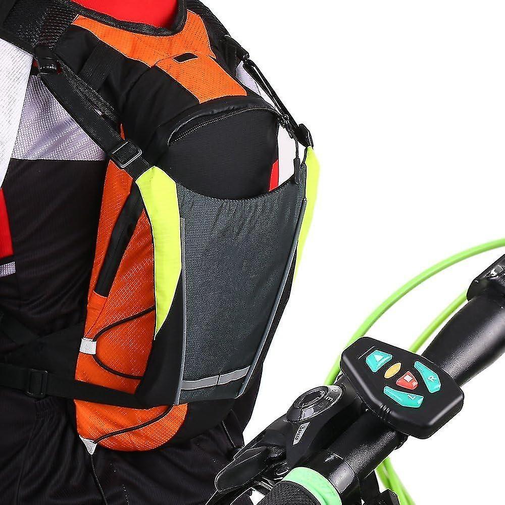 Reflective Bike Gear, Cycling Vest with Backpack Clip, USB Rechargeable Reflective Accessories