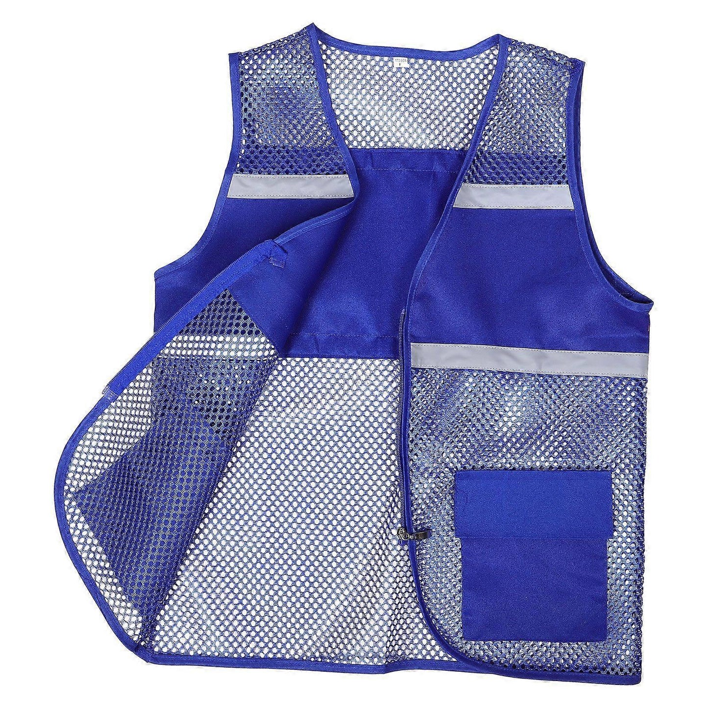 Reflective Mesh Vest, Breathable High Visibility Gear for Workers & Volunteers - Size L