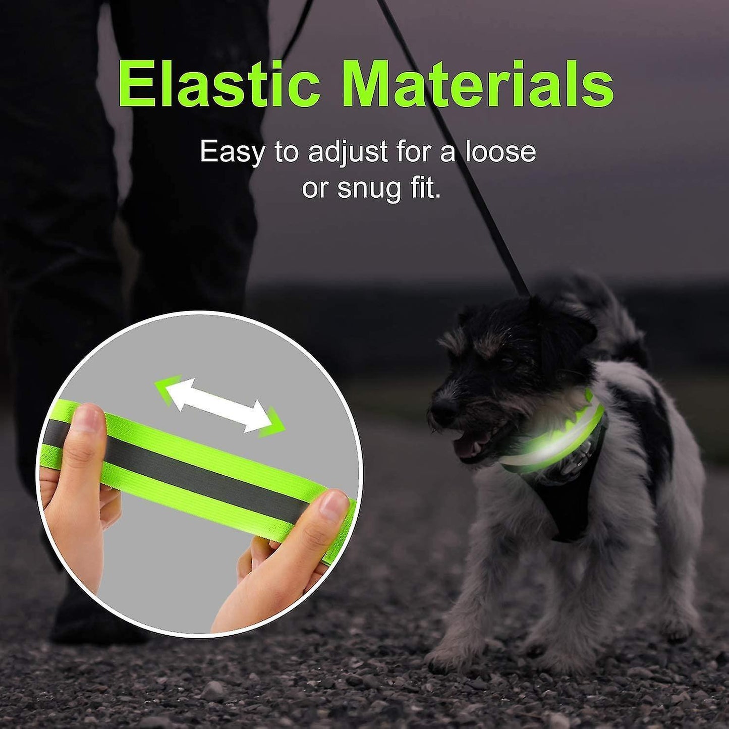 8 Pcs Reflective Bands, High Visibility Wrist & Ankle Straps for Walking or Running
