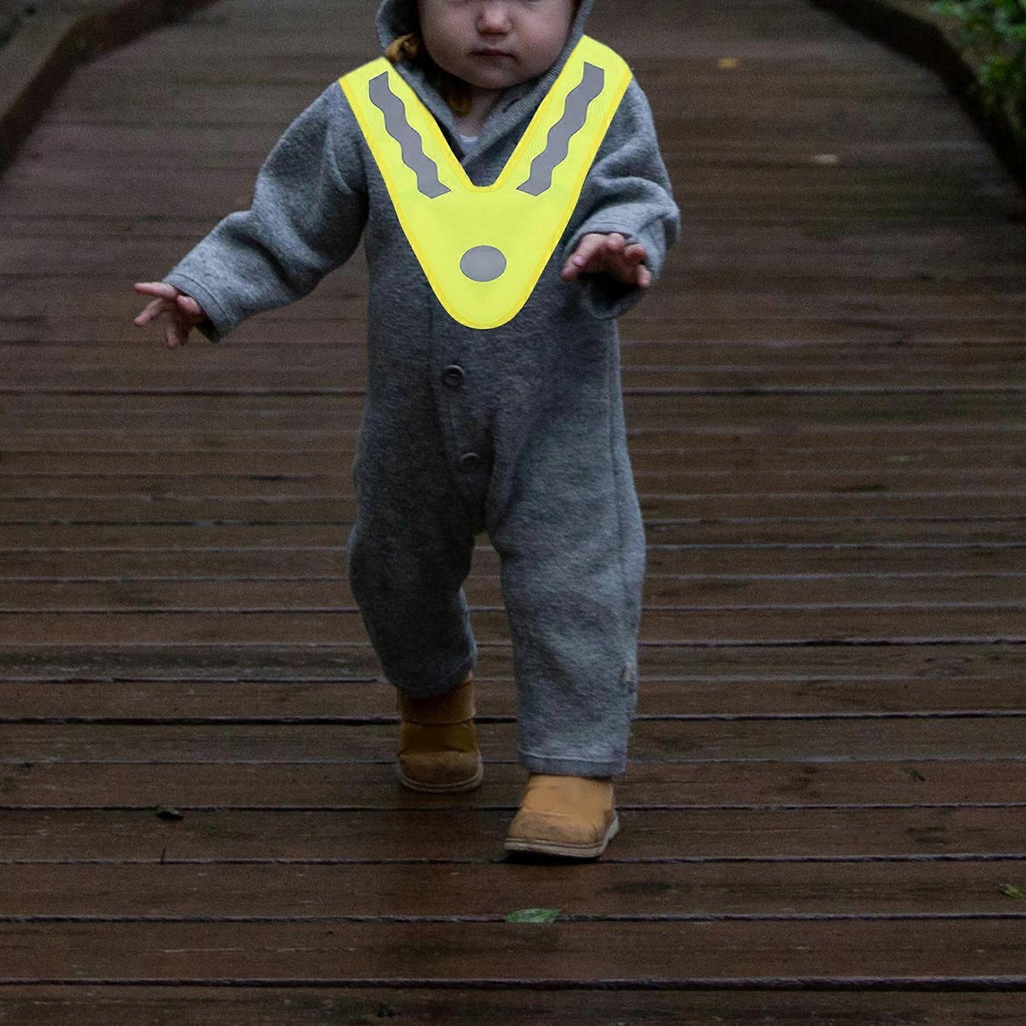 Babies Reflective Vest, High Visibility Adjustable security Gear for Running or Riding