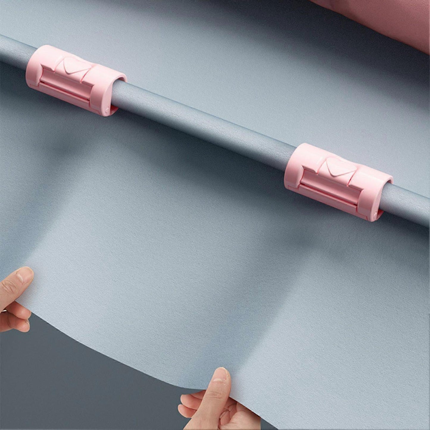 6PCS Bed Sheet Grippers, Smooth Edge Fasteners, Reusable Sheet Clips