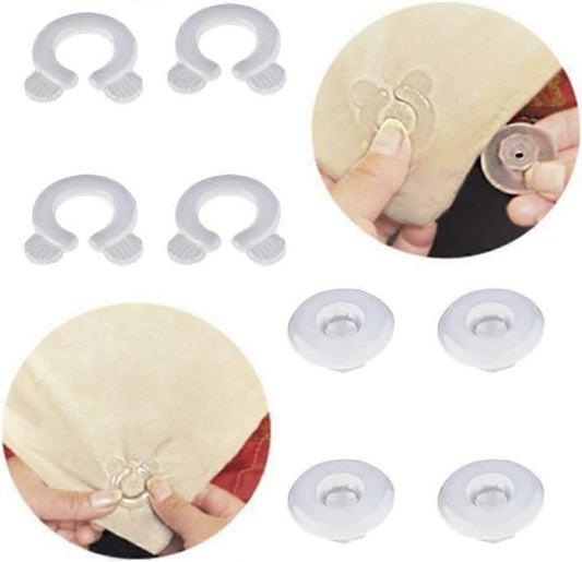 4PCS Bed Sheet Clips, 2025 Model Grippers & Quilt Fixers