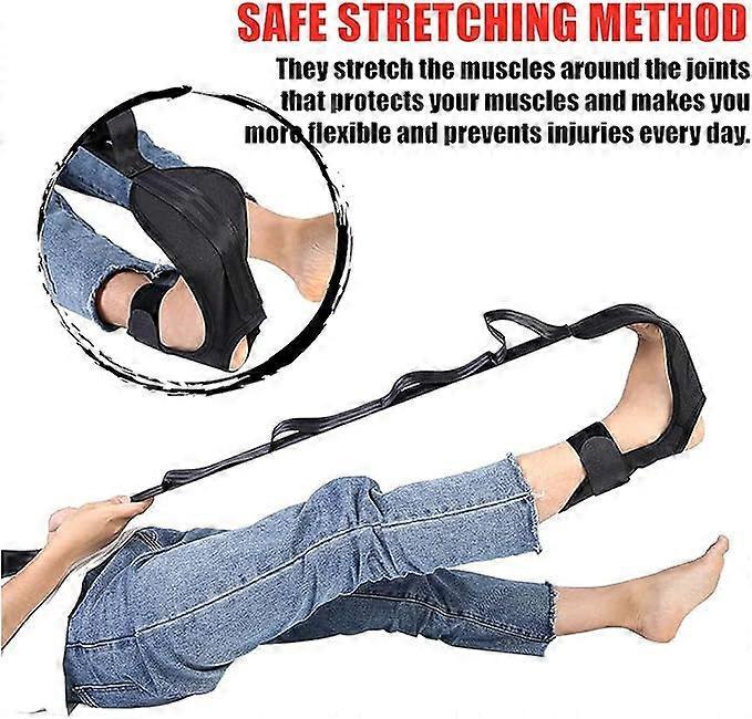 Yoga Resistance Band for Leg/Ankle Flexibility & Rehab Training