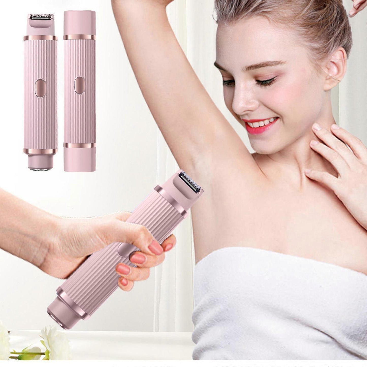 Portable Electric Shaver for Men & Women, Beard Trimmer & Epilator