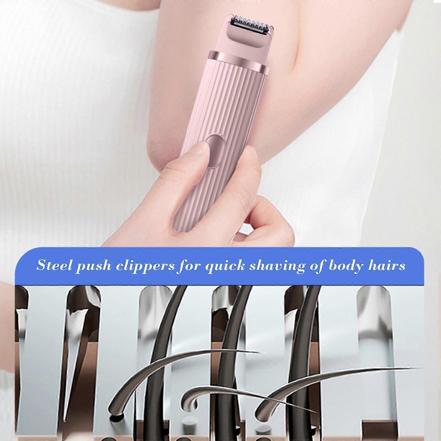 Portable Electric Shaver for Men & Women, Beard Trimmer & Epilator