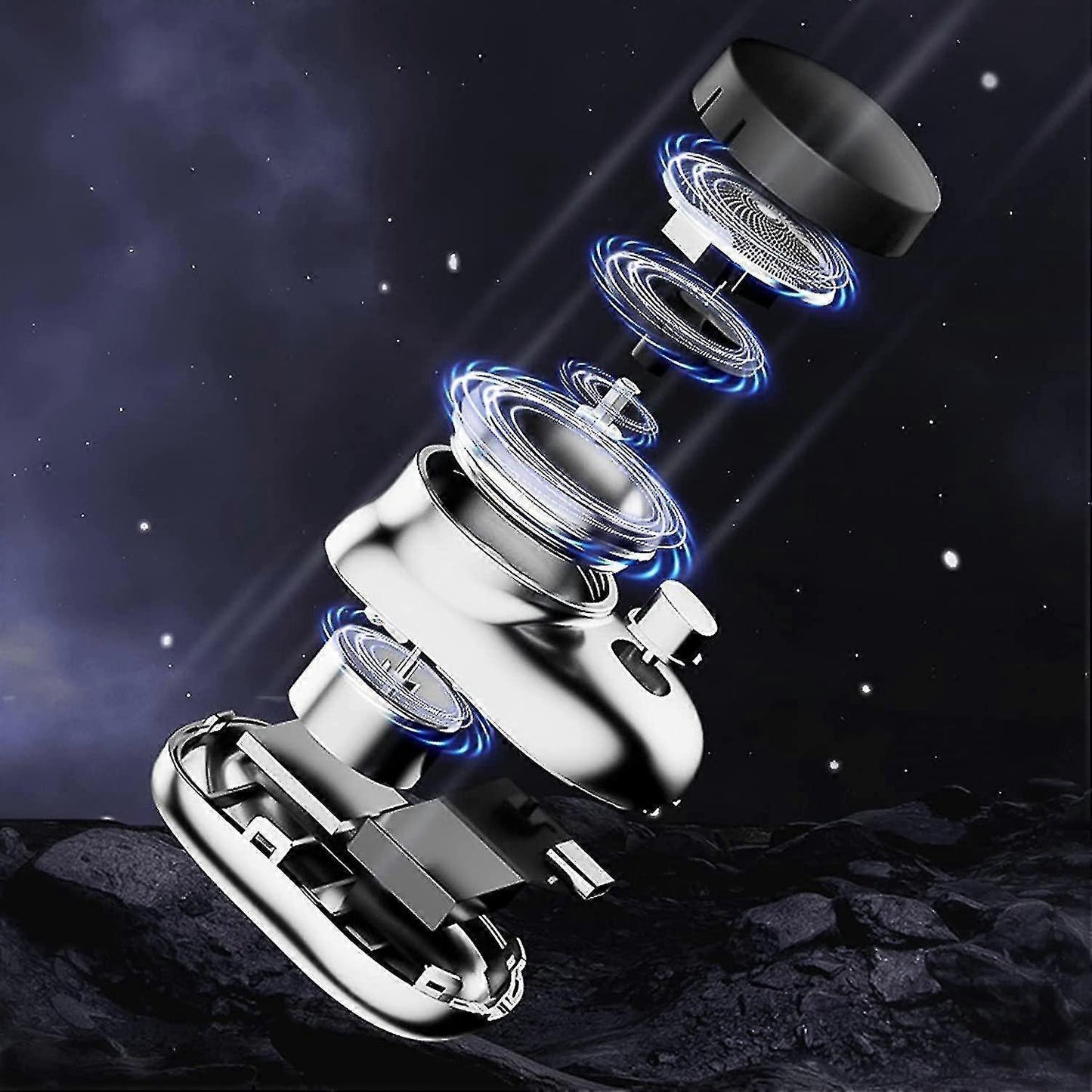 Mini Portable Electric Shaver, Compact Travel Razor for Men