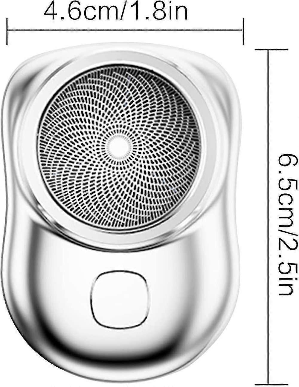 Mini Portable Electric Shaver, Compact Travel Razor for Men