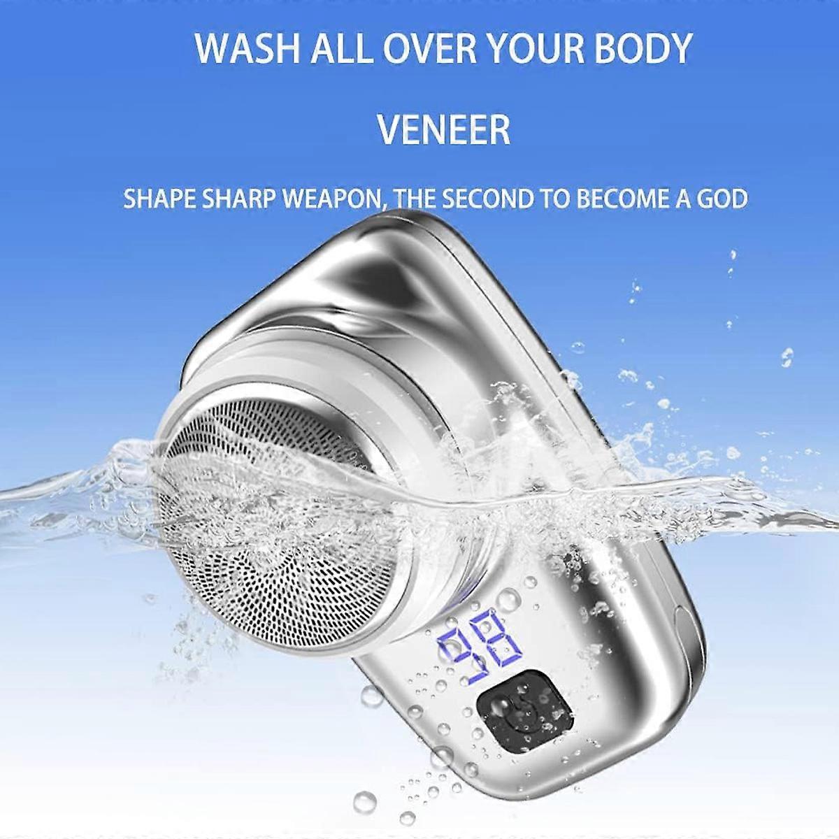 Mini Electric Shaver for Men, Portable Rechargeable Beard Razor