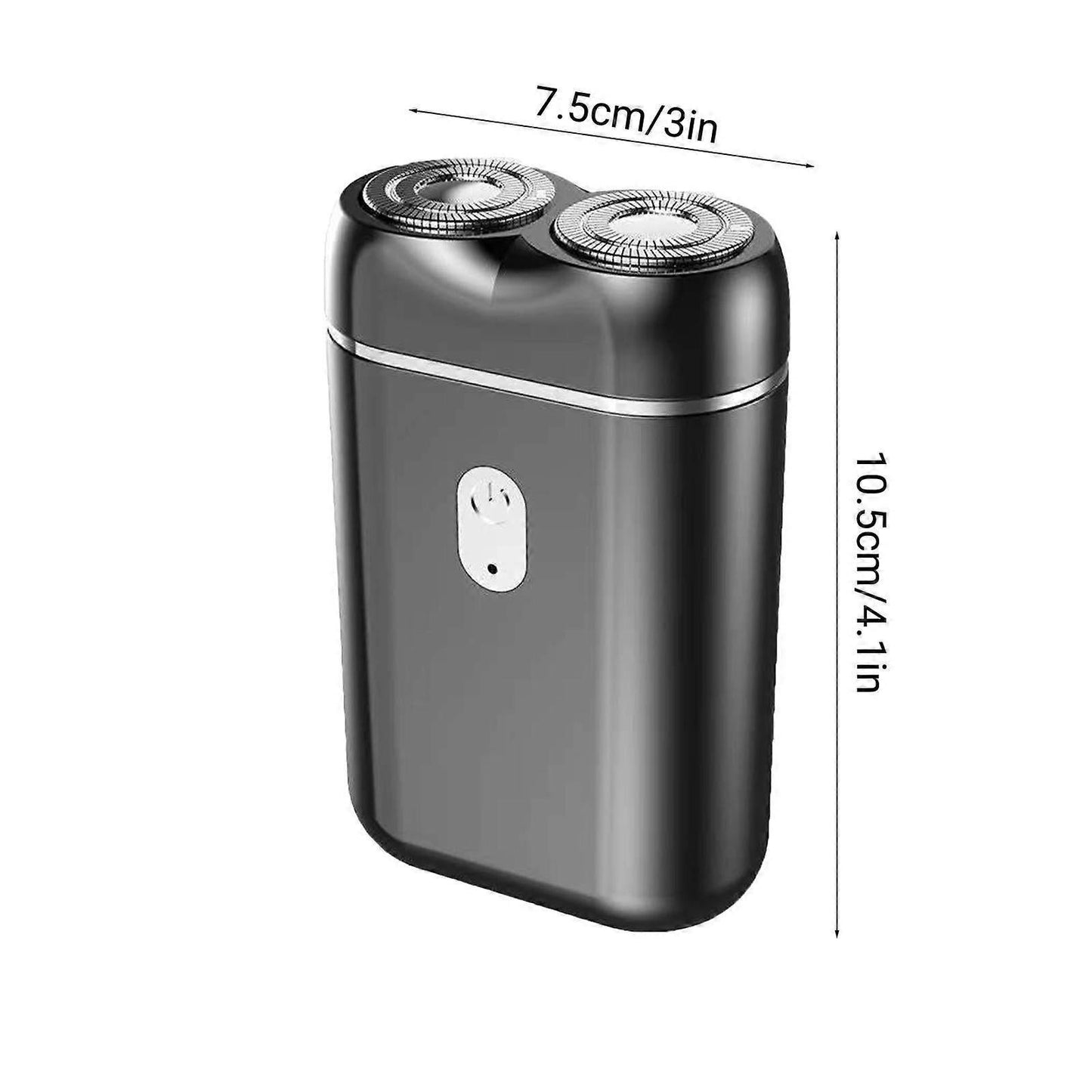 Mini Electric Shaver with Digital Display, USB Rechargeable Travel Razor