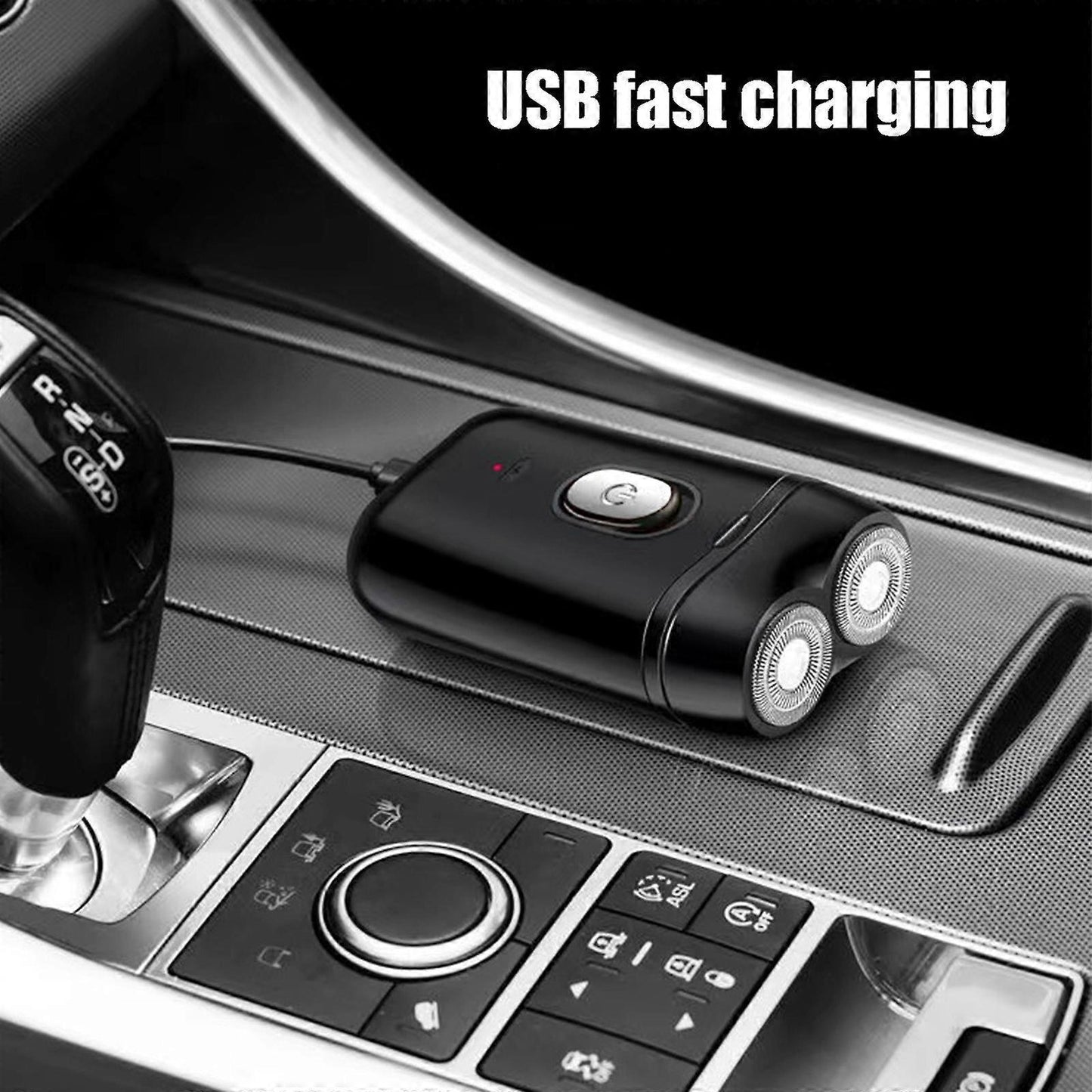 Mini Electric Shaver with Digital Display, USB Rechargeable Travel Razor