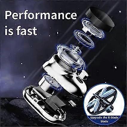 Powerful Mini Electric Shaver, Rechargeable USB Beard Razor for Men