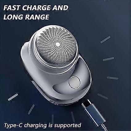 Powerful Mini Electric Shaver, Rechargeable USB Beard Razor for Men