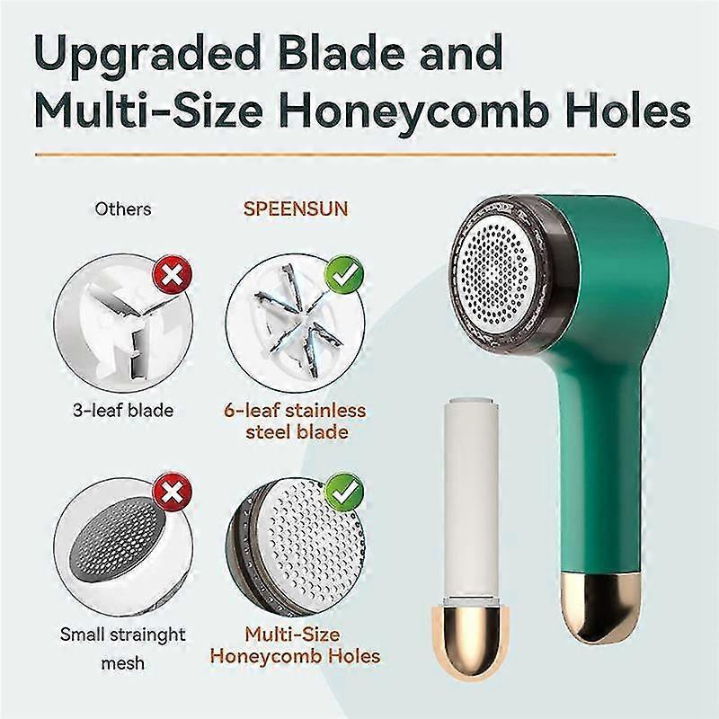 Fabric Shaver, USB Sweater Fuzz Remover, Electric Lint Defuzzer