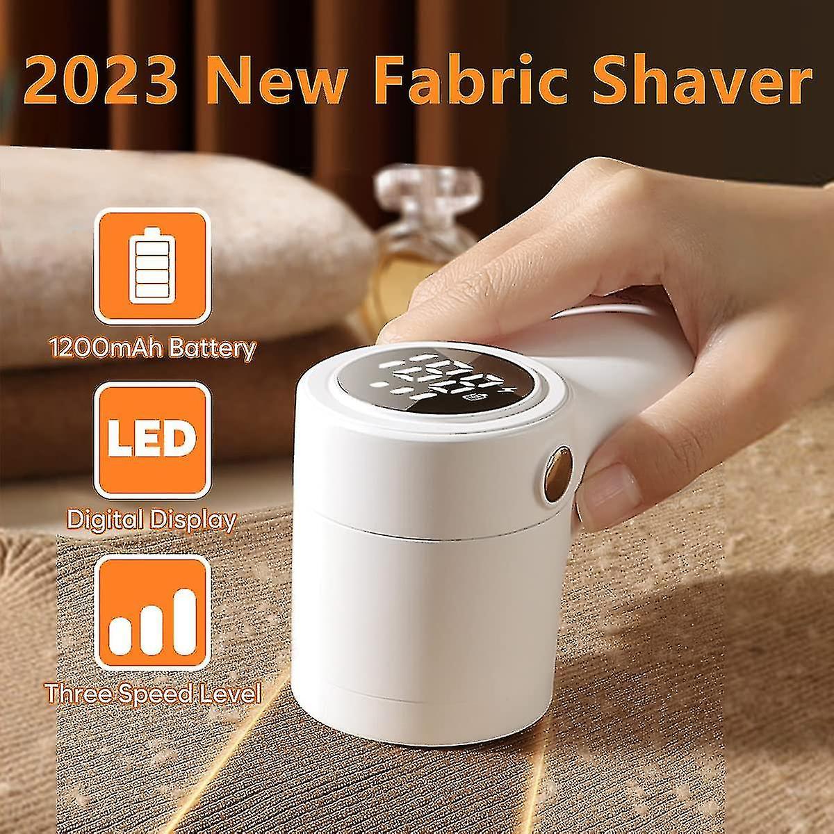 Fabric Shaver with Digital Display, Electric Lint Fuzz Remover for Clothes