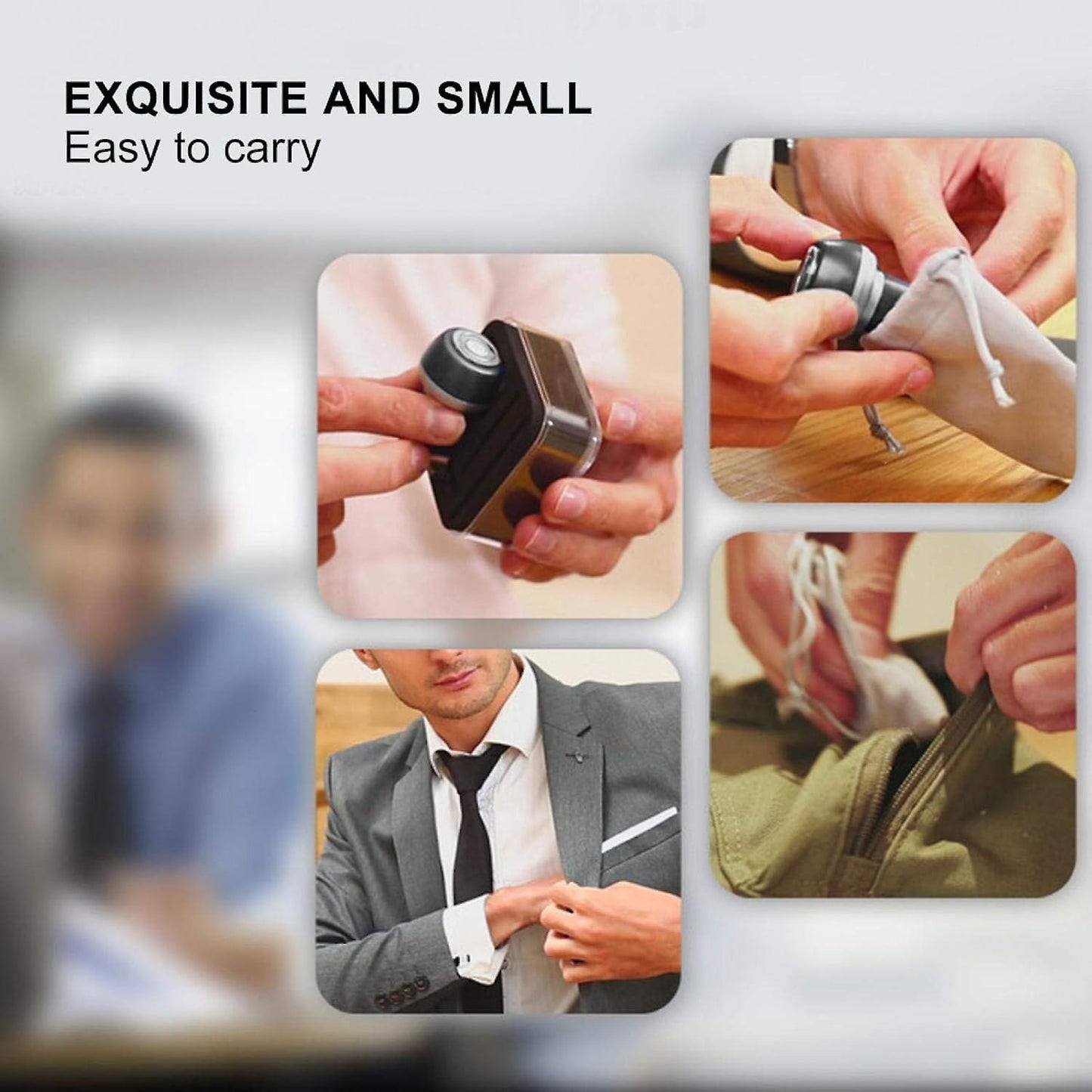 Portable Phone Shaver, Electric Razor for Hair Removal