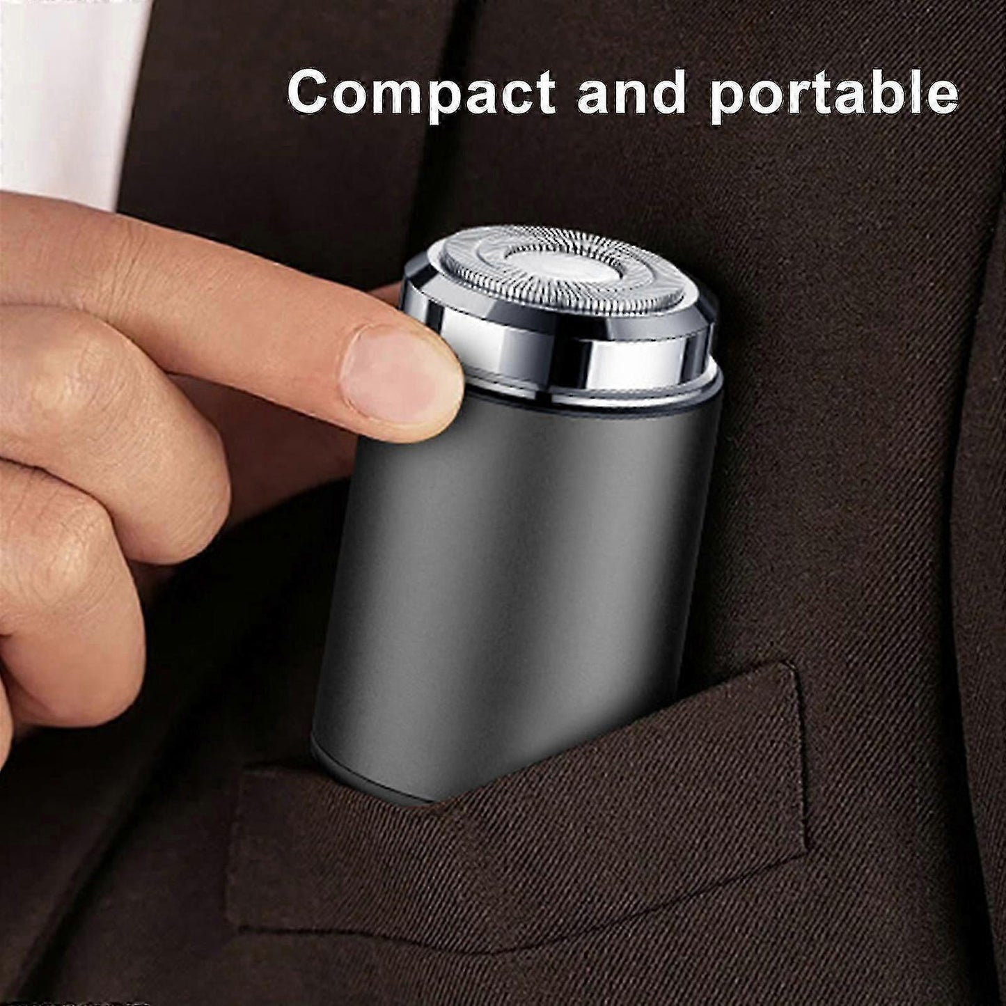 Mini Electric Shaver for Men, Portable Compact Beard Razor
