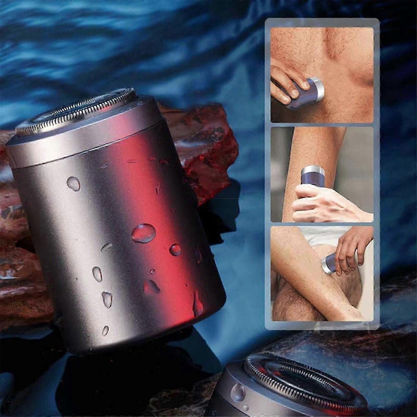 Mini Electric Shaver for Men, Portable Compact Beard Razor