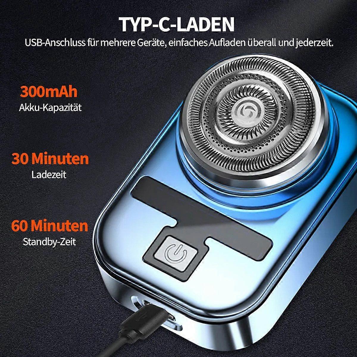 Men's Mini Electric Shaver, Portable Smooth Beard Razor
