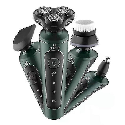 4-in-1 Electric Shaver, USB Rechargeable Grooming Kit for Men