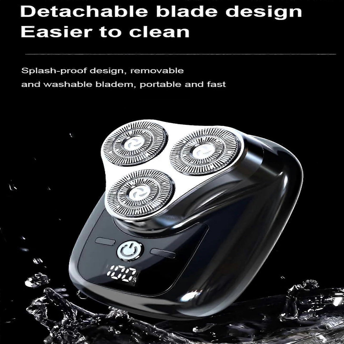 Portable Mini Beard Shaver for Men, Rechargeable Pocket Razor