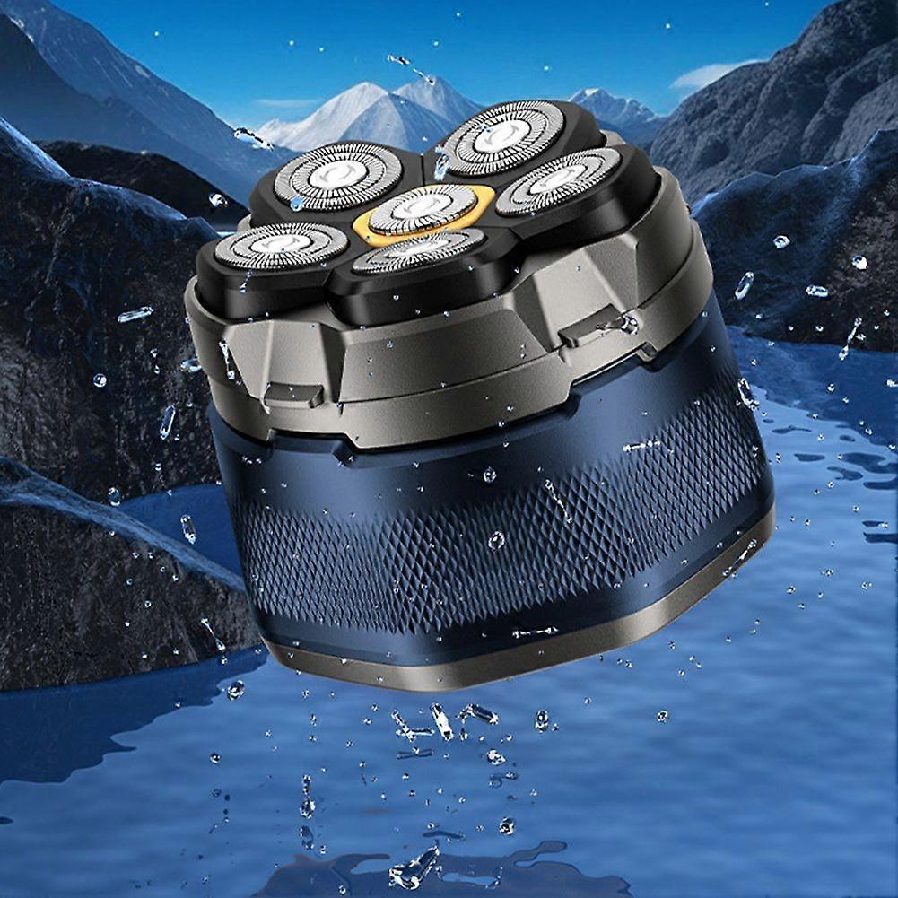Titanium Men's Rechargeable Shaver, Wet/Dry Cordless Beard Razor