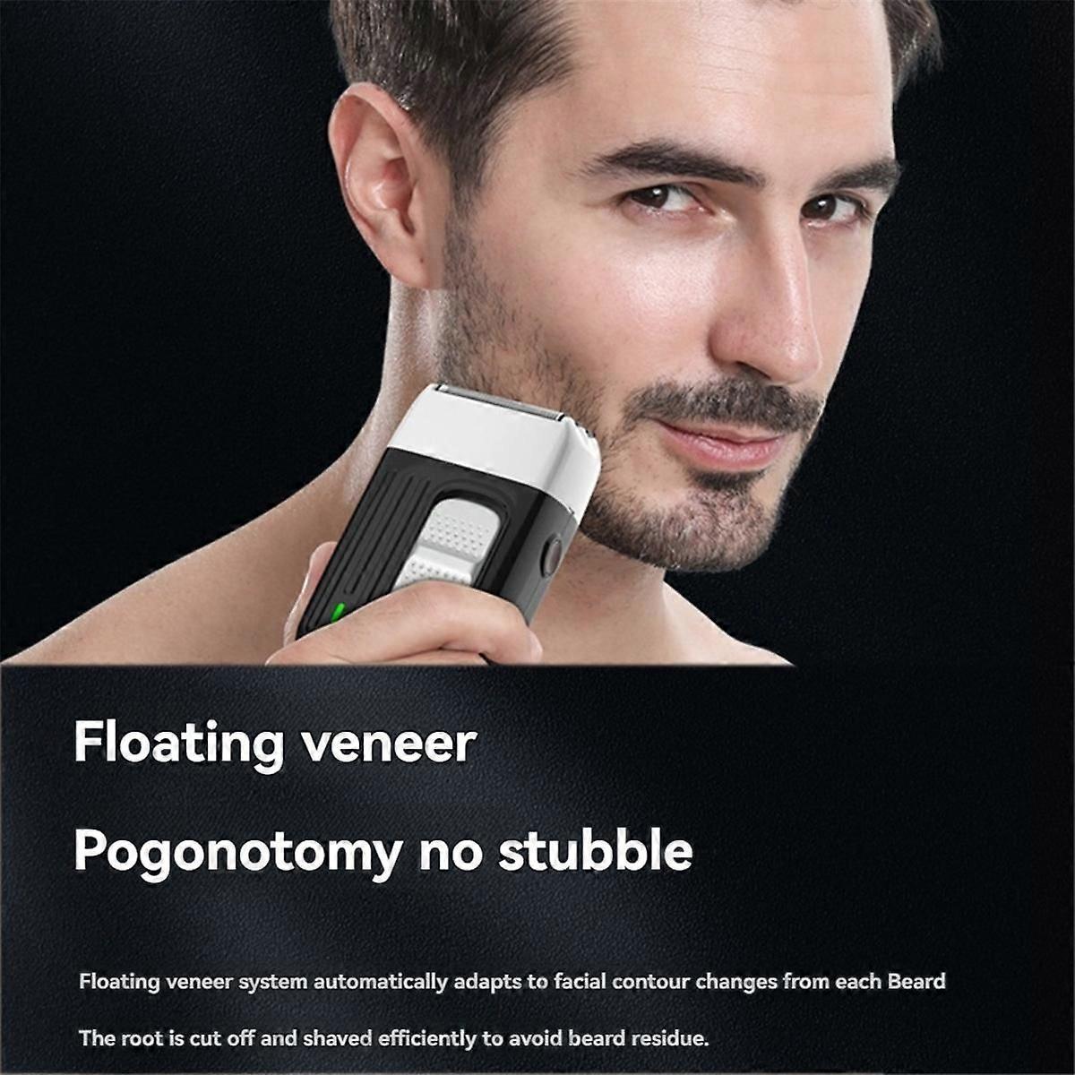 Men's Rechargeable Foil Shaver, 3-Mesh Electric Razor, Multifunctional Beard Trimmer