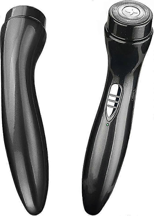 Men's Portable Electric Shaver, Mini USB Beard Razor, Wet & Dry Use, Travel Size