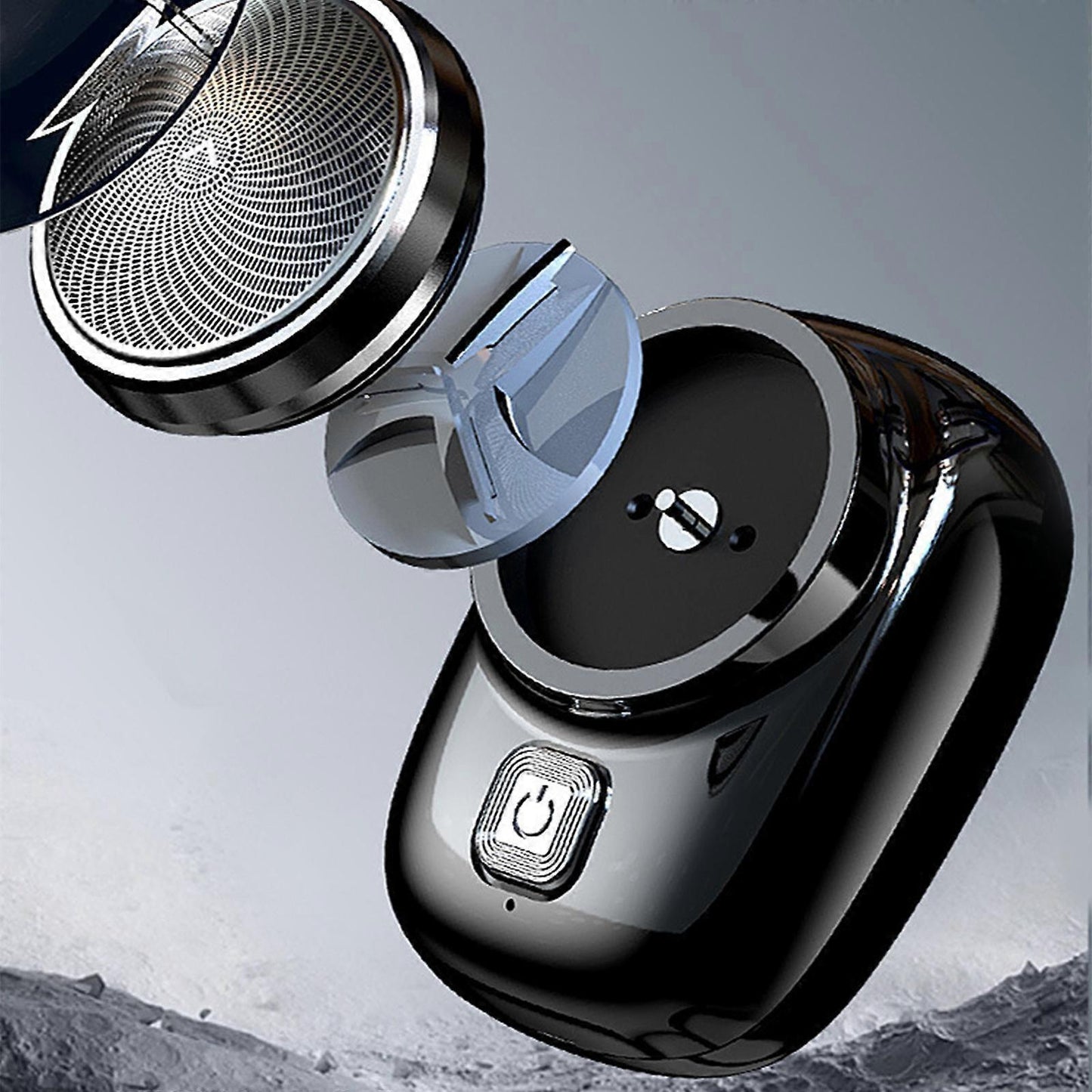 USB Mini Beard Shaver for Men, Portable Razor for Travel & Home