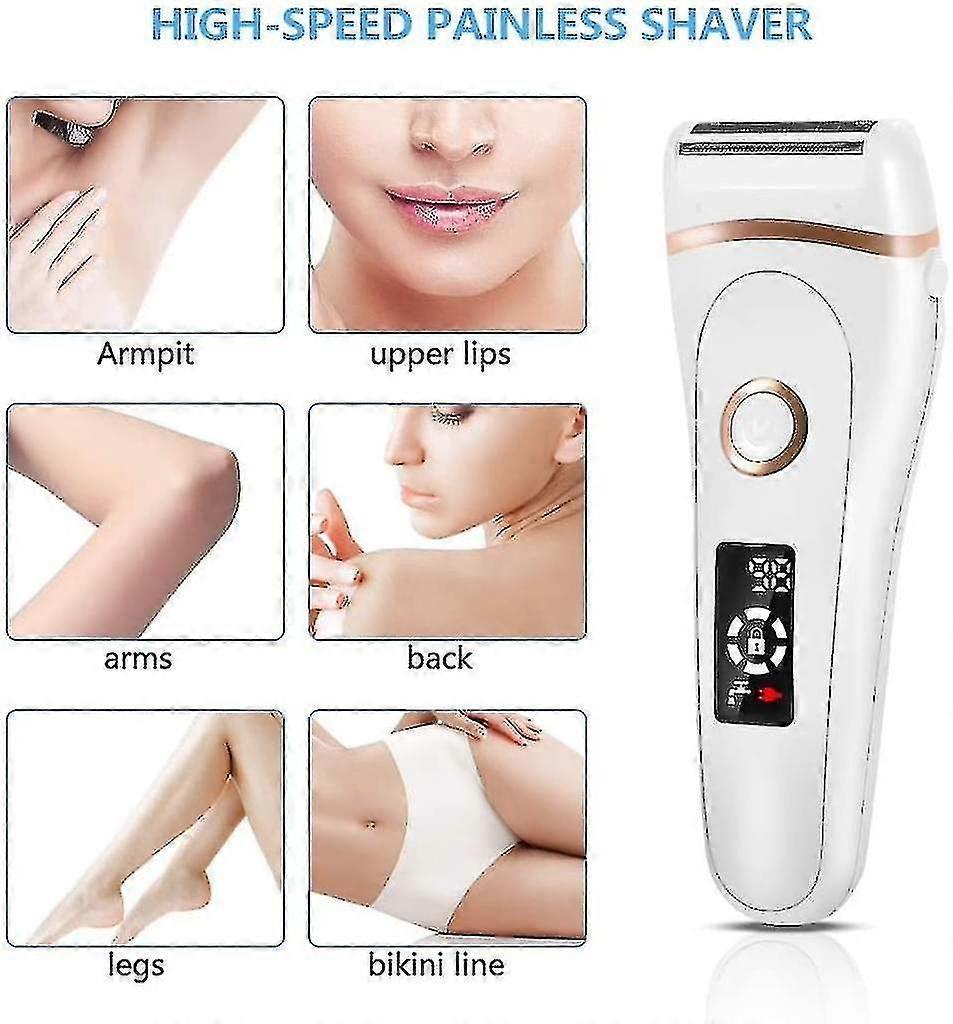 Rechargeable Women's Shaver, Cordless Hair Remover, USB Powered