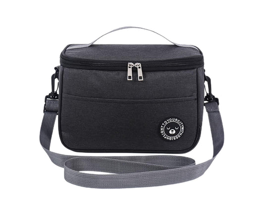Bento Bag Waterproof Oxford Cloth Lunch Bag-Black