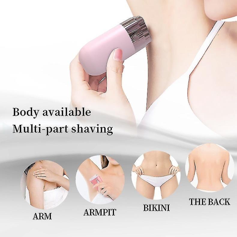 Women's Double Head Shaver for Underarm & Private Area Hair Removal