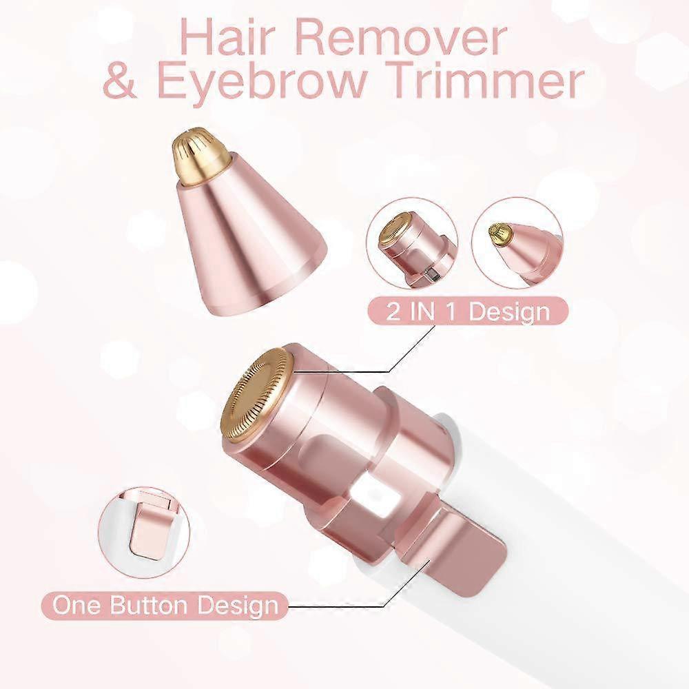 2-in-1 USB Eyebrow Shaver, Electric Facial Trimmer