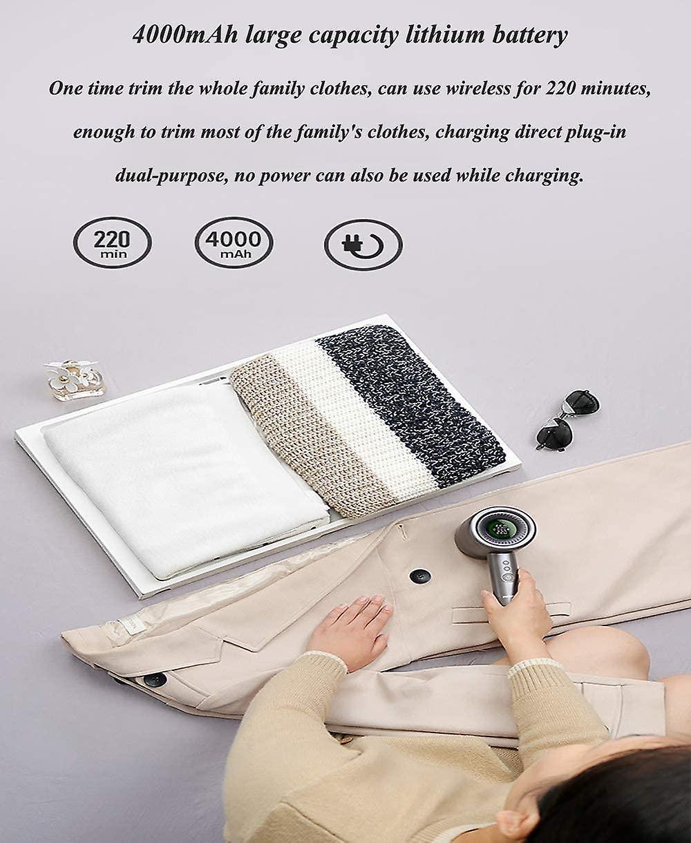 USB Electric Fabric Shaver & Demister, Rechargeable Lint Remover
