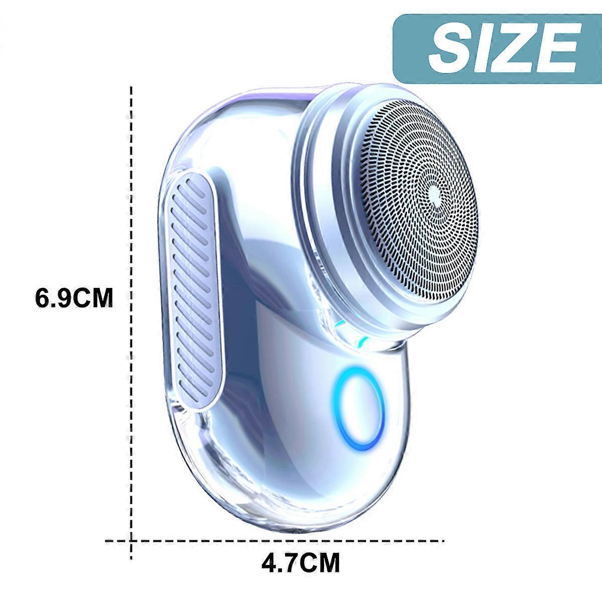 One-Button Mini USB Shaver for Men, Portable Electric Beard Razor