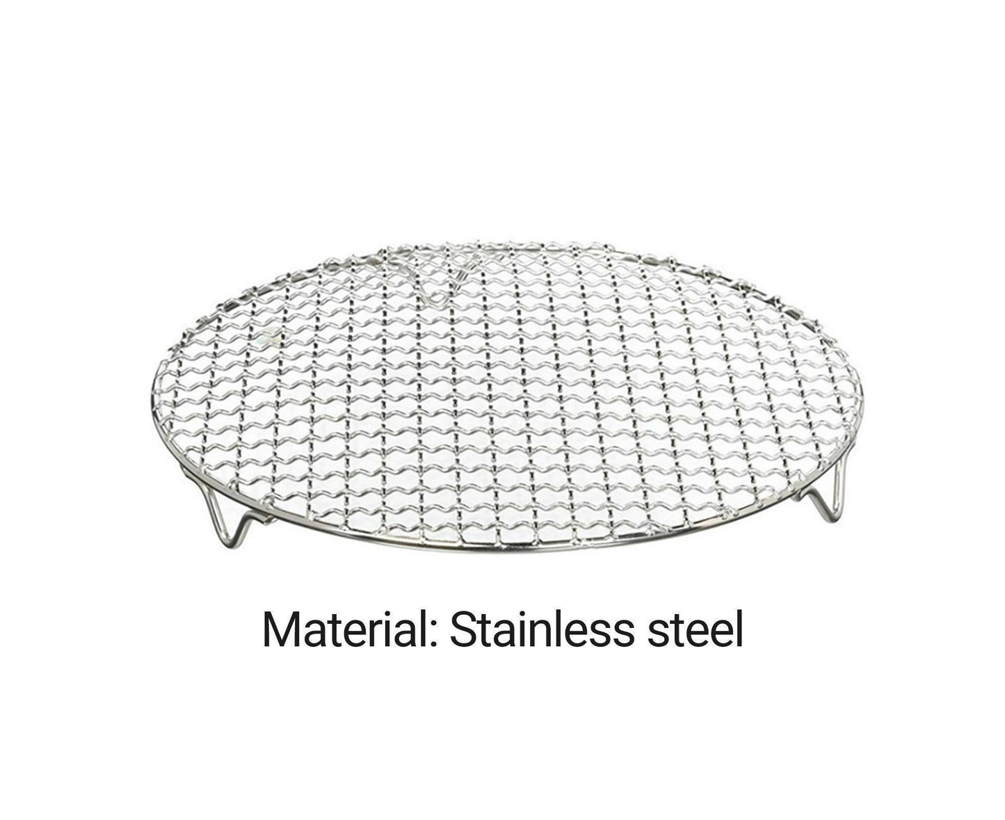 Grilling Rack Non-stick Stainless Steel Grilling Pan-16.5cm