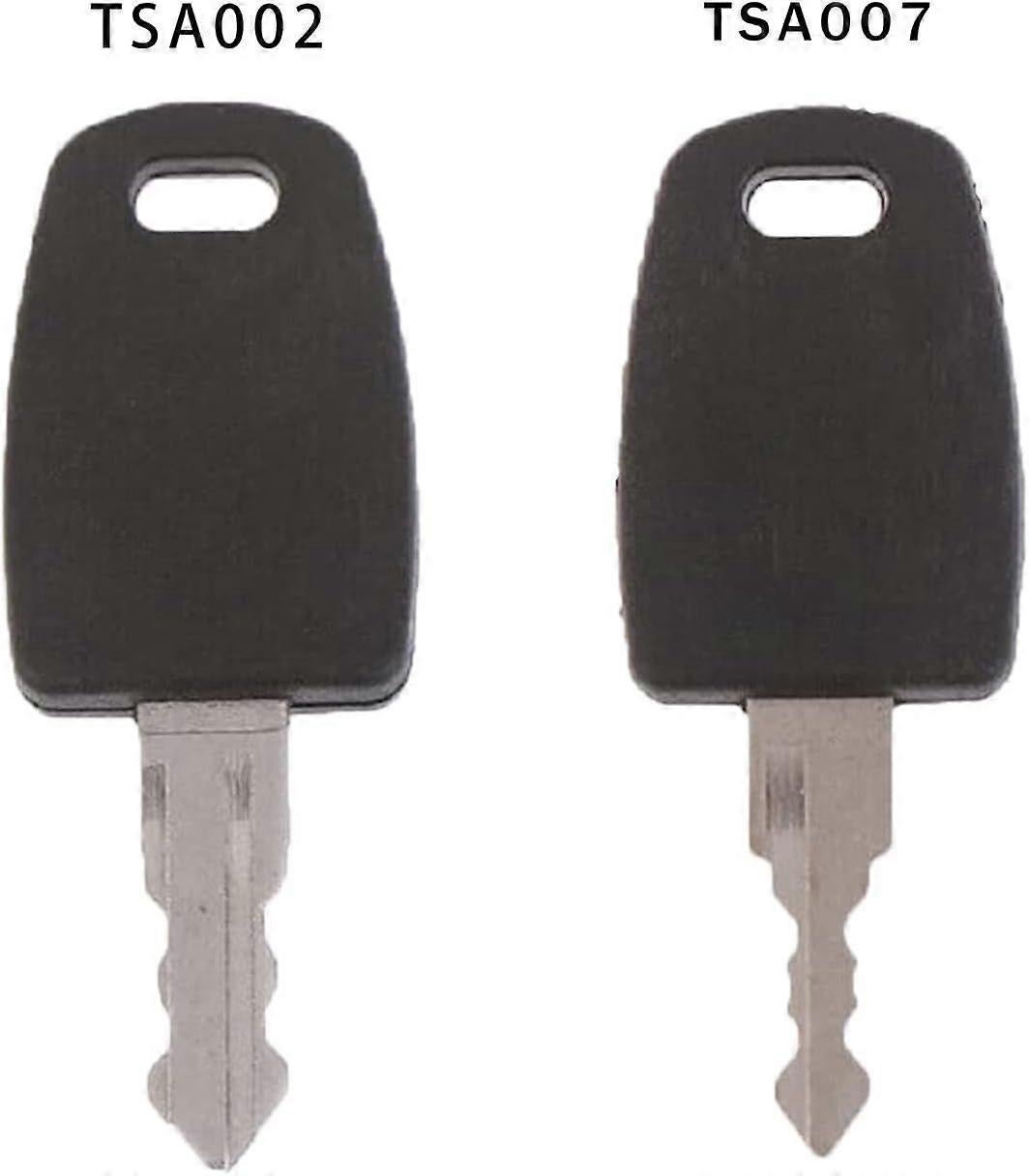2 Keys for Master Luggage Locks - Universal Key Replacement Set