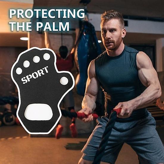 1 Pair Ultralight Workout Hand Grips, Sweat-Absorbing Palm Protection Gloves