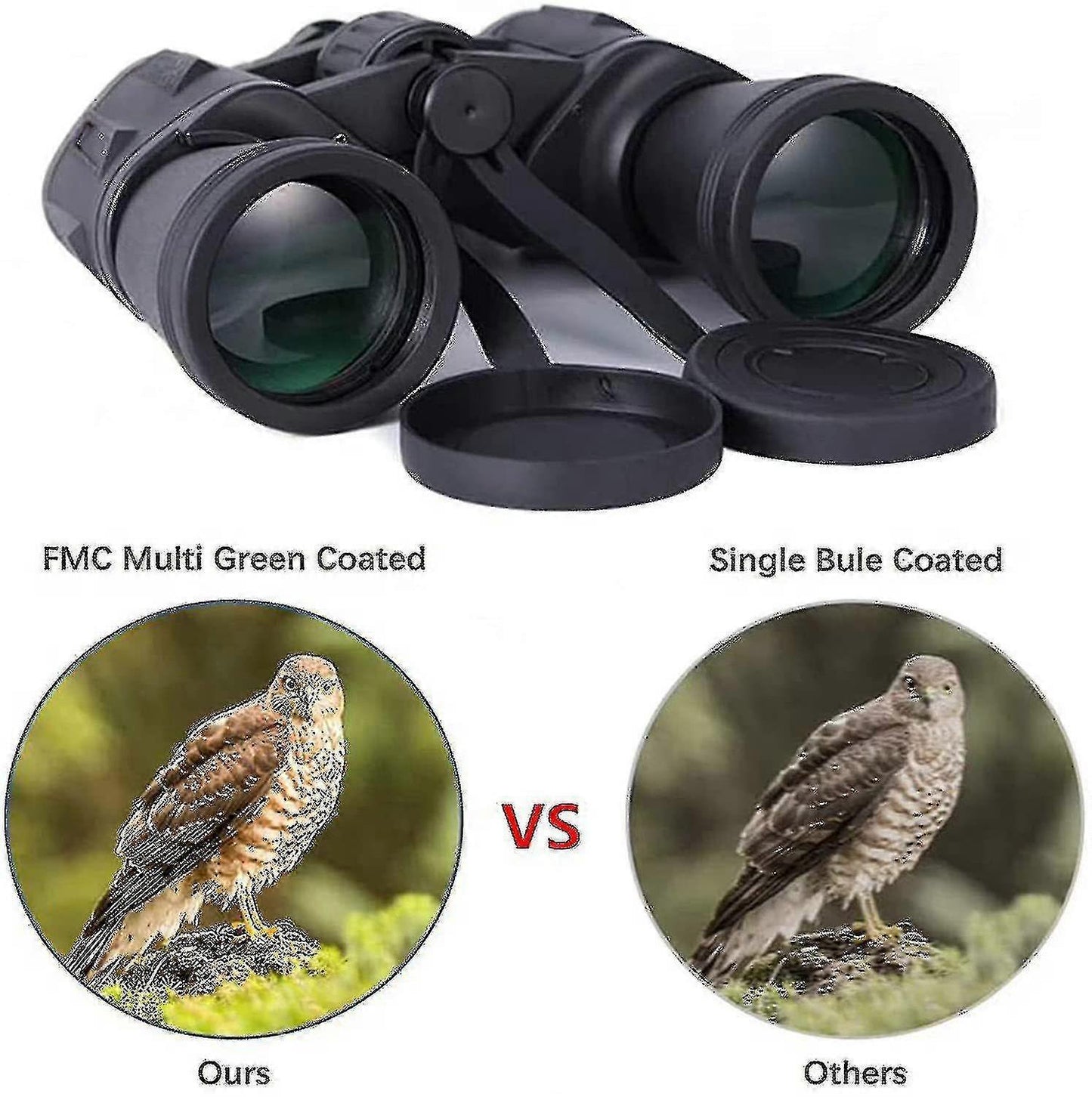 20x50 Binoculars High Power Long Range Compact Binocular for Adults