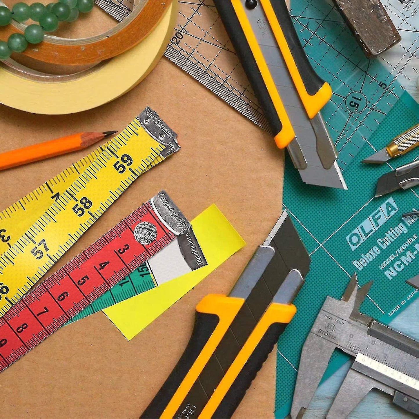 60in/150cm Soft Multicolor Tape Measure for Craft and Body Measuring