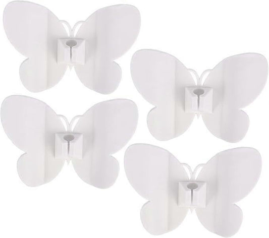 4pcs USB Cable Winder Clips Desk Cord Organizer Butterfly Wire Holder for Appliance
