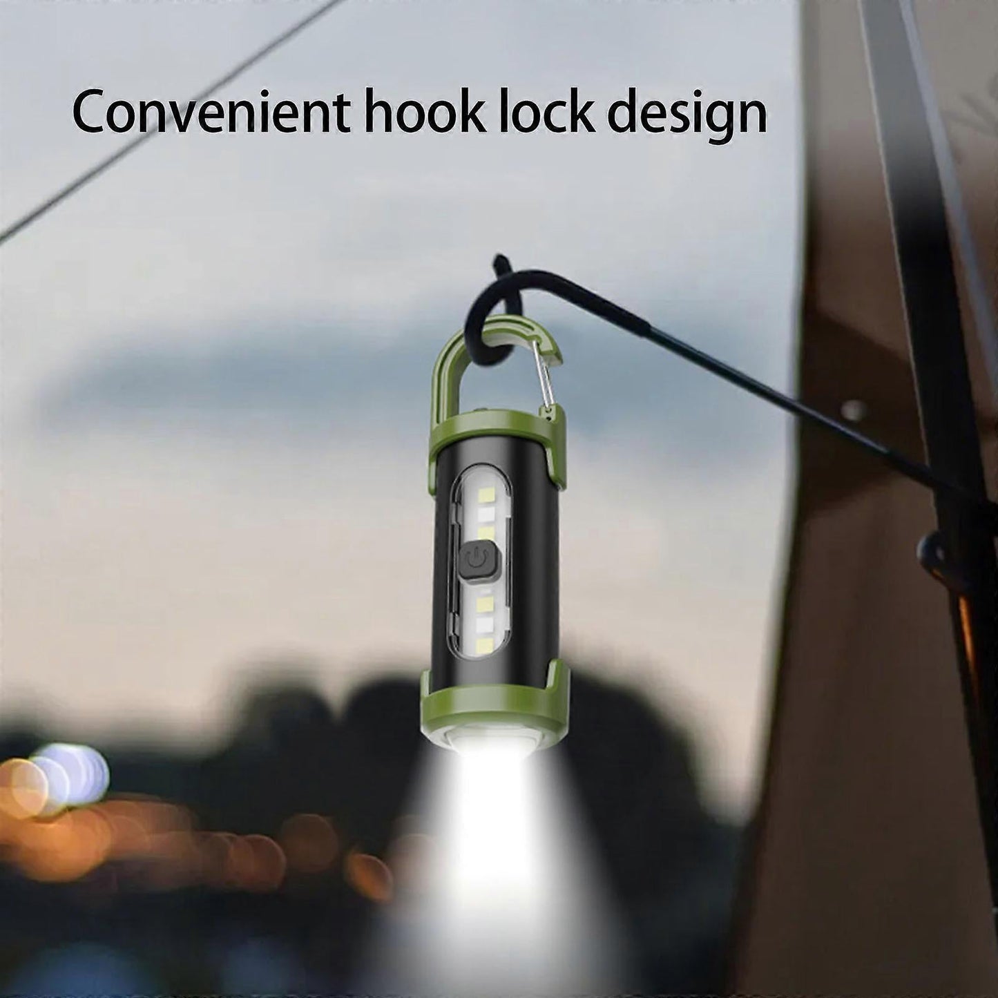 Rechargeable Flashlight Portable LED Torch for Camping, Hiking, Night Use