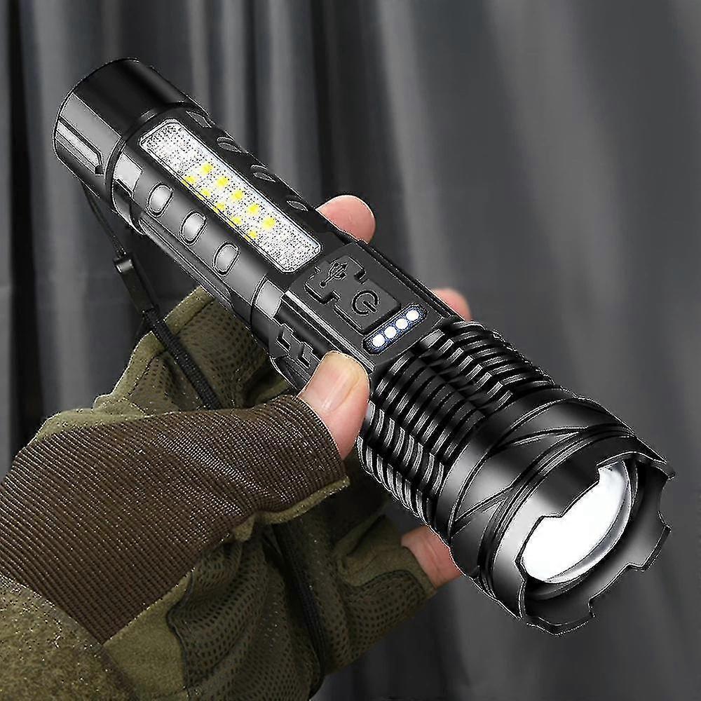 Rechargeable Tactical LED Flashlight Bright Torch for Camping & Emergencies