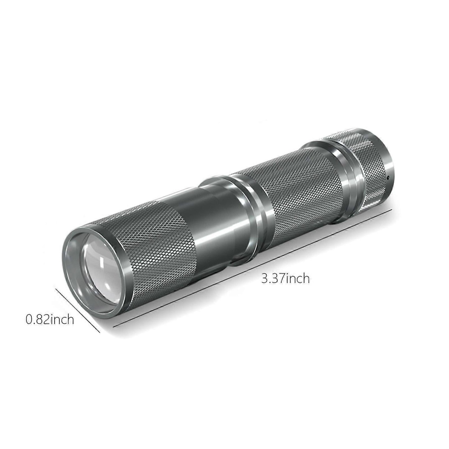 Aluminium Alloy LED Flashlight Super Bright Zoomable Rechargeable Torch (1pc)