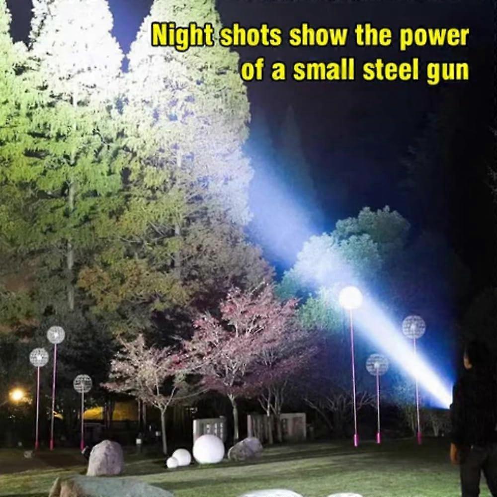 Mini Adjustable Brightness LED Flashlight Compact Super Strong Torch