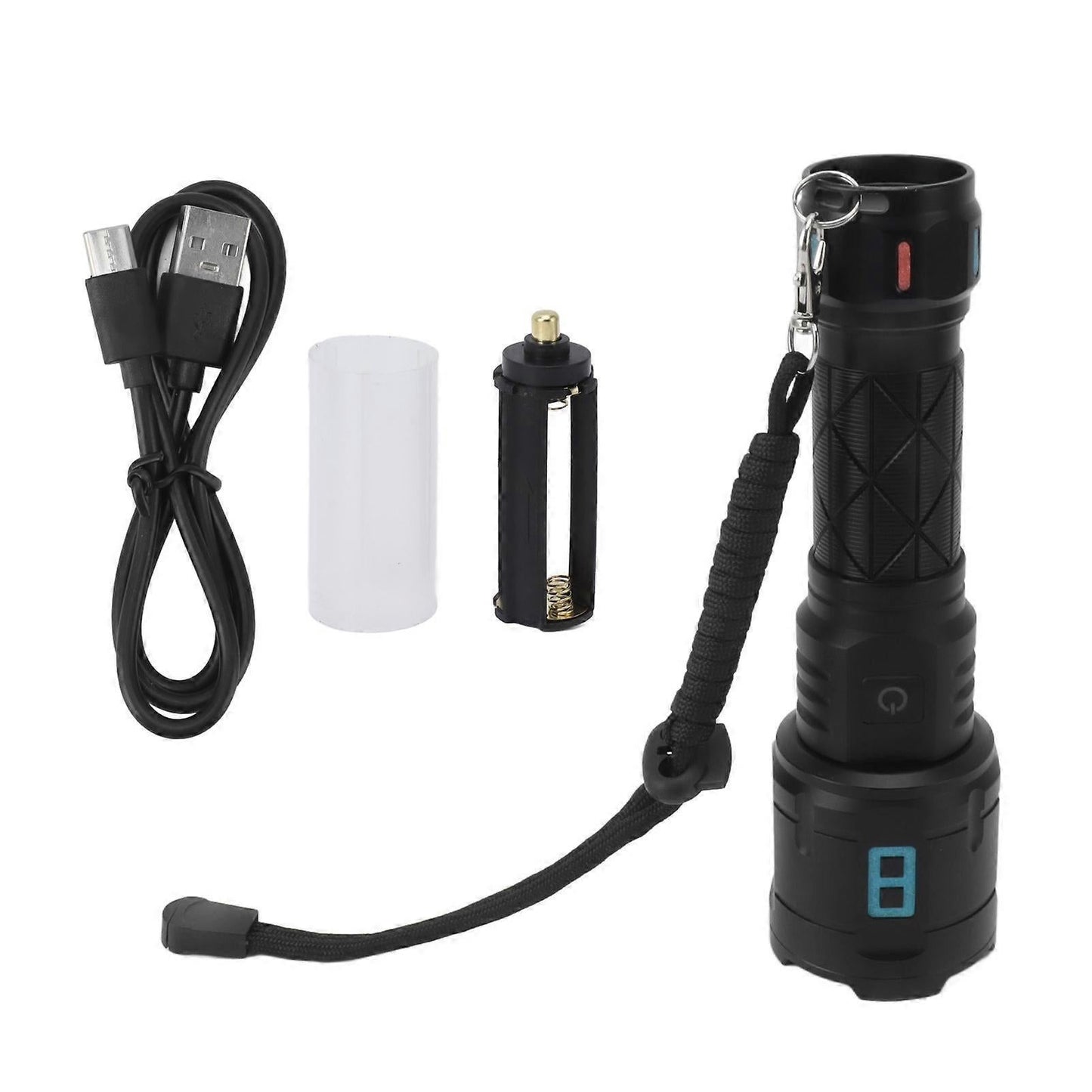 Bright LED Flashlight Emergency Torch for Daily Carry or Outdoor Use