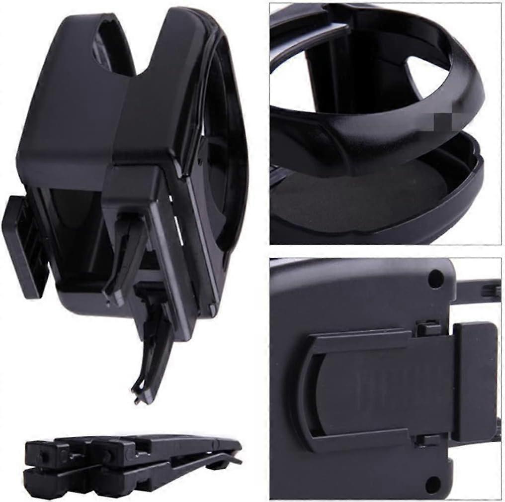 2pcs Universal A/C Vent Car Cup Holders - Adjustable Water Bottle Holder