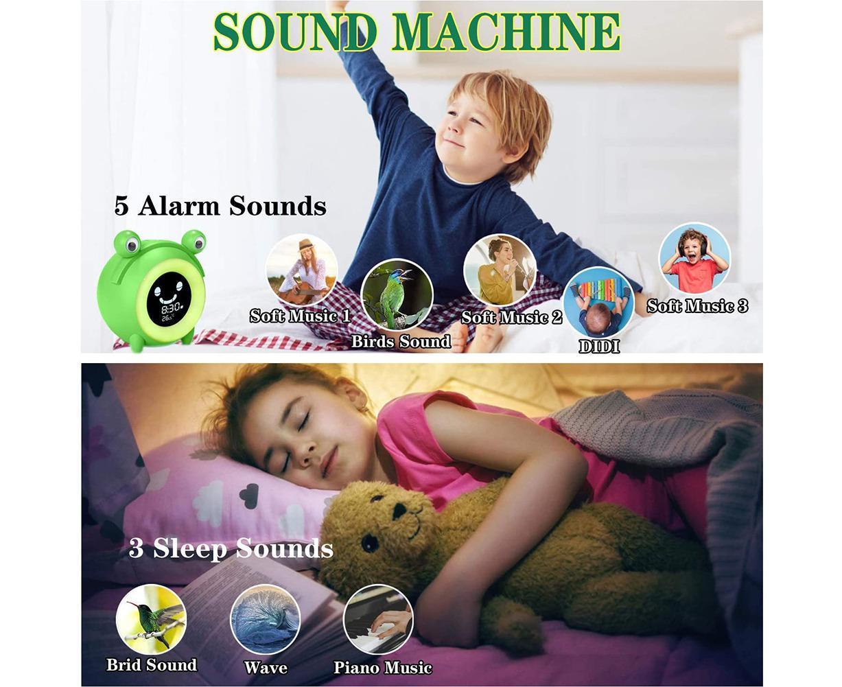 babies babies Sleeping Training LED Night Light Temperature Display Alarm Clock