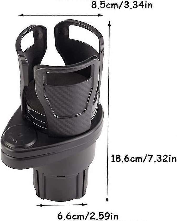 360 Rotatable Car Drink Holder - Multifunctional Cup Organizer for Vehicle Use