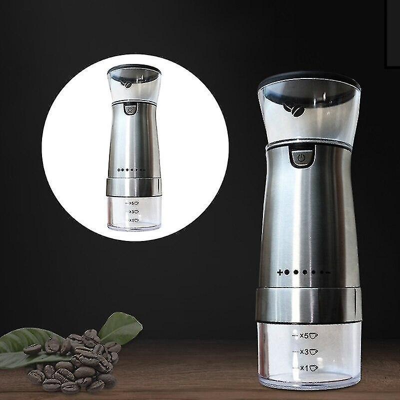 Electric Coffee Grinder - Adjustable Stainless Steel Blade Grinder for Coffee Beans