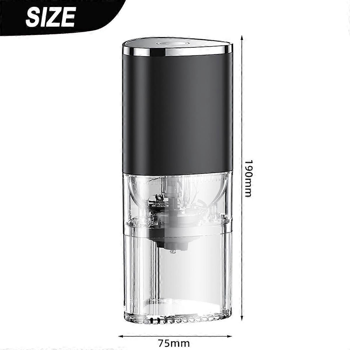 Electric Burr Coffee Grinder - Mini Cordless Coffee Bean Grinder for Home & Travel